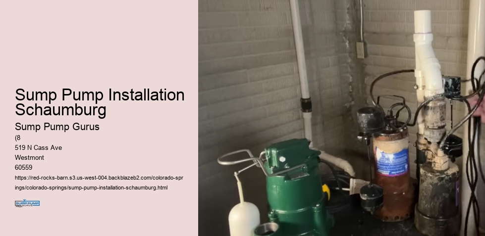 Sump Pump Installation Schaumburg